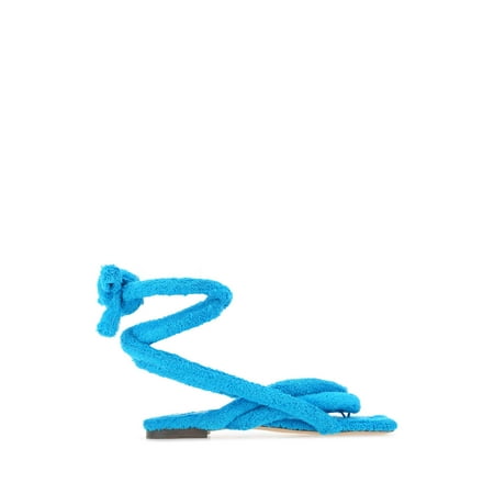 SEBASTIAN Turquoise Sponge Sandals