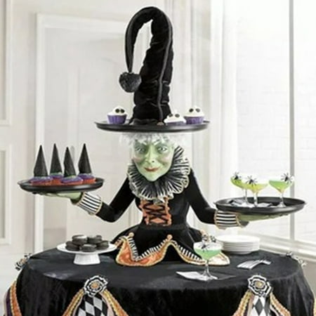 Happy Date Halloween Witch Tabletop Server Harlequin Tablecloth Cupcake Display Stand
Happy Date Halloween Witch Tabletop Server Harlequin Tablecloth Cupcake Display Stand