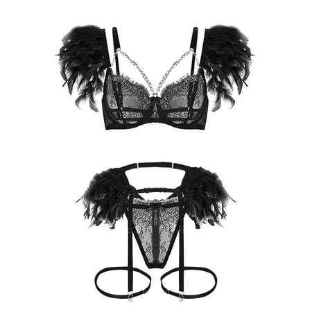 JeashCHAT Women Transparent Hollow Hanging Stockings And Net Socks Sexy Lingerie