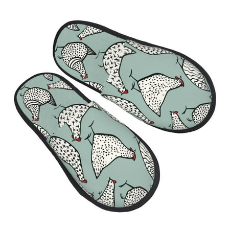 Balery Hand Drawn Chickens Slient Indoor Furry Fleece Comfort House Shoes Soft Non-Slip Home Shoes Cotton Slippers House Slippers-- Medium
Balery Hand Drawn Chickens Slient Indoor Furry Fleece Comfort House Shoes Soft Non-Slip Home Shoes Cotton Slippers House Slippers-- Medium