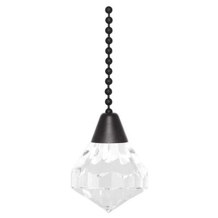 Westinghouse 77184 - 12 Oil Rubbed Bronze Beaded Chain with Diamond Handle (Acrylic Diamond Pull Chain Oil Rubbed Bronze Finish)
Westinghouse 77184 - 12 Oil Rubbed Bronze Beaded Chain with Diamond Handle (Acrylic Diamond Pull Chain Oil Rubbed Bronze Finish)
