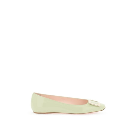 Roger Vivier Patent Leather Trompette Ballerina Flats Women