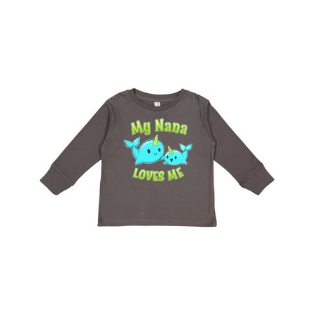 Inktastic My Nana Loves Me- Cute Narwhal Gift Toddler Boy or Toddler Girl Long Sleeve T-Shirt
Inktastic My Nana Loves Me- Cute Narwhal Gift Toddler Boy or Toddler Girl Long Sleeve T-Shirt