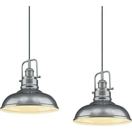 HUIXIAN Industrial Pendant Lights 2 Pack Modern Dome Pendant Light for Kitchen Island Dining Room Gray Finish 016-1-2PK SG
HUIXIAN Industrial Pendant Lights 2 Pack Modern Dome Pendant Light for Kitchen Island Dining Room Gray Finish 016-1-2PK SG