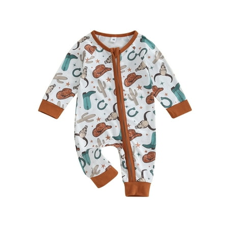 Mioliknya Baby Girls Long Sleeve Crewneck Cattle Print Oblique Zipper Jumpsuit
Mioliknya Baby Girls Long Sleeve Crewneck Cattle Print Oblique Zipper Jumpsuit