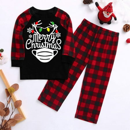 Jialili Christmas Children Kids Print Blouse Tops And Pants Xmas Family Clothes Pajamas Black 4Y
Jialili Christmas Children Kids Print Blouse Tops And Pants Xmas Family Clothes Pajamas Black 4Y