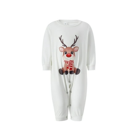 Christmas Pajamas for Family Matching Sets Long Sleeve Elk Printed Tops+ Elastic Plaid Pants Romper Sets
Christmas Pajamas for Family Matching Sets Long Sleeve Elk Printed Tops+ Elastic Plaid Pants Romper Sets