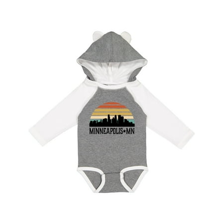 Inktastic Minneapolis Minnesota Skyline Retro Sunset Gift Baby Boy or Baby Girl Long Sleeve Bodysuit
Inktastic Minneapolis Minnesota Skyline Retro Sunset Gift Baby Boy or Baby Girl Long Sleeve Bodysuit