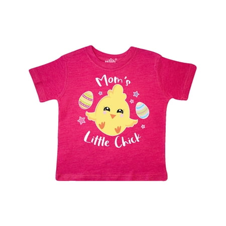 Inktastic Happy Easter Mom s Little Chick Gift Toddler Toddler Girl T-Shirt