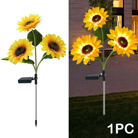 3 Head Sunflower LED Solar Light Waterproof Solar Decorative Lights for Garden Patio Backyard Warm White (1 Pack)
3 Head Sunflower LED Solar Light Waterproof Solar Decorative Lights for Garden Patio Backyard Warm White (1 Pack)