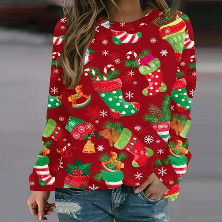 jsaierl Graphic Sweatshirts for Women Christmas Printed Sweatshirt Round Neck Long Sleeve Womens Fall Tops Comfy Sweatshirts for Date Night
jsaierl Graphic Sweatshirts for Women Christmas Printed Sweatshirt Round Neck Long Sleeve Womens Fall Tops Comfy Sweatshirts for Date Night
