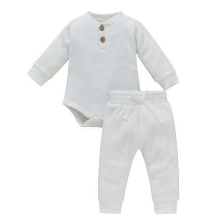 Zukuco Newborn Baby Boy Girl Clothes Long Sleeve Romper and Pants Spring Fall Winter Outfits Set
Zukuco Newborn Baby Boy Girl Clothes Long Sleeve Romper and Pants Spring Fall Winter Outfits Set