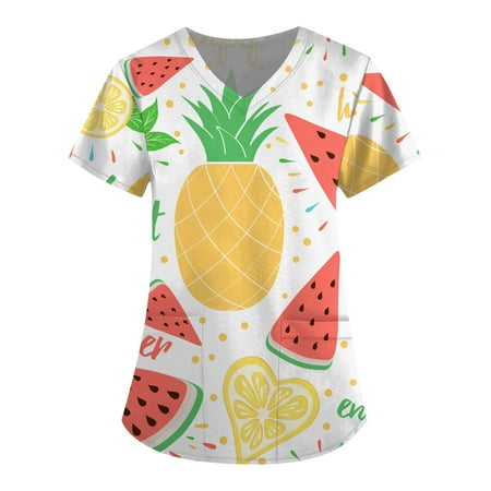 Yubatuo Independence Day Women Plus Size Scrubs Top with Pockets V-Neck Short Sleeve Printed Work Blouse for Women Yellow 3XL
Yubatuo Independence Day Women Plus Size Scrubs Top with Pockets V-Neck Short Sleeve Printed Work Blouse for Women Yellow 3XL