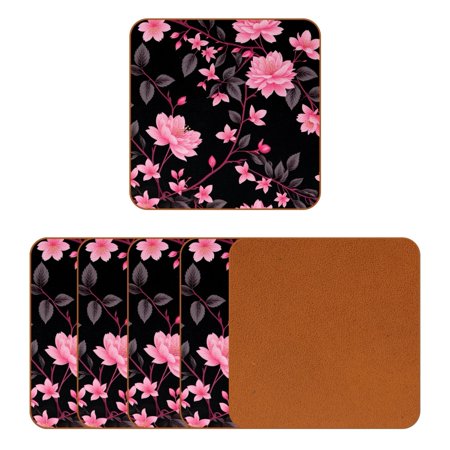 YZUOUZY Home Decor Dining Table Decor set of 6 Square Coffee Table Coasters Floral Flowers Black Background
YZUOUZY Home Decor Dining Table Decor set of 6 Square Coffee Table Coasters Floral Flowers Black Background