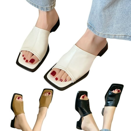 Aayomet Wide Width Sandals for Women Women Sandals Summer New Pattern Fashion Solid Color Retro Square Toe Open Toe Comfort Beige 7
Aayomet Wide Width Sandals for Women Women Sandals Summer New Pattern Fashion Solid Color Retro Square Toe Open Toe Comfort Beige 7