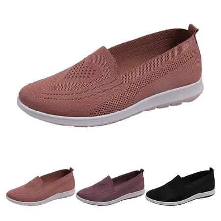 

eczipvz Shoes for Women Women s Slip On Canvas Sneaker Low Top Casual Walking Shoes Classic Comfort Flat Fashion Black