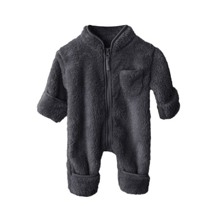 Fsqjgq Baby Boy Fall Clothes Baby Girls Winter Warm Thick Solid Fleece Cotton Long Sleeve Footed Romper Jumpsuit Clothes Matrix Baby Clothes Cotton Grey 66
Fsqjgq Baby Boy Fall Clothes Baby Girls Winter Warm Thick Solid Fleece Cotton Long Sleeve Footed Romper Jumpsuit Clothes Matrix Baby Clothes Cotton Grey 66