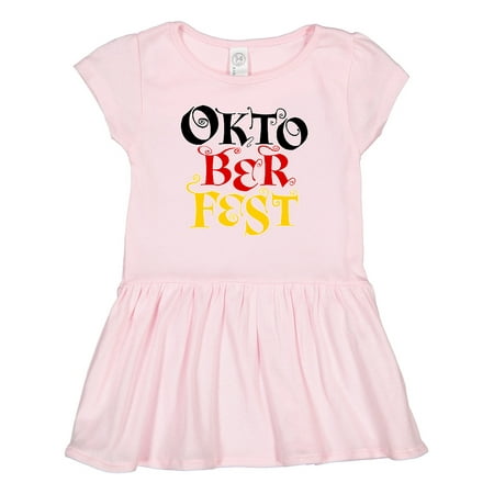 Inktastic Oktoberfest German Flag Colors Gift Toddler Girl Dress
