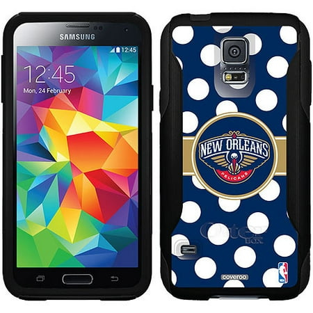 New Orleans Pelicans Polka Dots Design on OtterBox Commuter Series Case for Samsung Galaxy S5