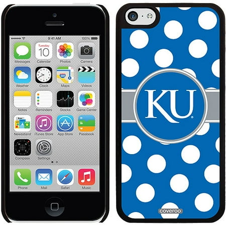 University of Kansas Polka Dots Design on iPhone 5c Thinshield Snap-On Case by Coveroo