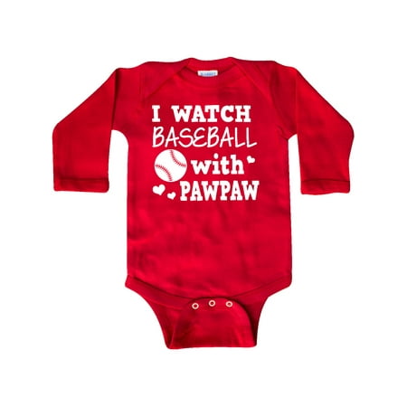 Inktastic I Watch Baseball with My Pawpaw Gift Baby Boy Long Sleeve Bodysuit
Inktastic I Watch Baseball with My Pawpaw Gift Baby Boy Long Sleeve Bodysuit