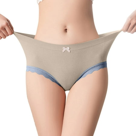Wiueurtly Women Lace Panties Mid Waist Seamless Breathable Comfortable Cotton Crotch Briefs Womens Briefs Underwear Cotton Seamless No Boundaries Underwear for Women Briefs
Wiueurtly Women Lace Panties Mid Waist Seamless Breathable Comfortable Cotton Crotch Briefs Womens Briefs Underwear Cotton Seamless No Boundaries Underwear for Women Briefs