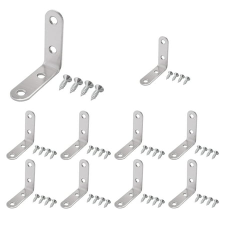 10Pcs 50X50MM with Screws Heavy-Duty L -Shaped Decorative Joint Corner Bracket Shelf Rack Wall Mount Bracket
10Pcs 50X50MM with Screws Heavy-Duty L -Shaped Decorative Joint Corner Bracket Shelf Rack Wall Mount Bracket