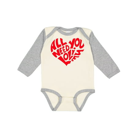 Inktastic All You Need is Love Red Heart Shape Gift Baby Boy or Baby Girl Long Sleeve Bodysuit
Inktastic All You Need is Love Red Heart Shape Gift Baby Boy or Baby Girl Long Sleeve Bodysuit