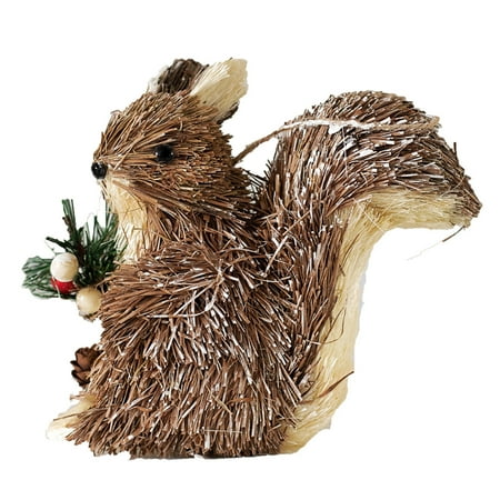 HYmarket Handmade Squirrel Doll - Straw Hand Braided Artistic Flavor Ornament for Kids Gifts
HYmarket Handmade Squirrel Doll - Straw Hand Braided Artistic Flavor Ornament for Kids Gifts