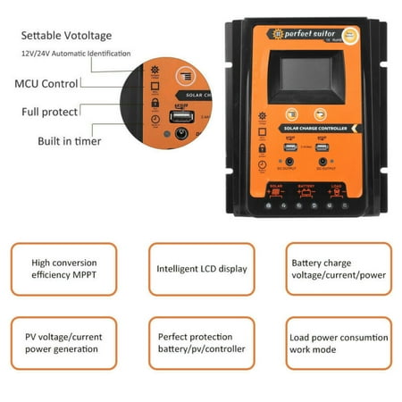 2PCS 12/24V 70A Solar Charger Controller Panel Battery Regulator Dual USB
2PCS 12/24V 70A Solar Charger Controller Panel Battery Regulator Dual USB