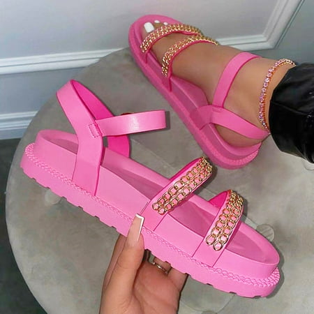 Sandals Women Fashion Women S Casual Shoes Breathable Flat Outdoor Leisure Sandals Womens Sandals Pu Pink 40
Sandals Women Fashion Women S Casual Shoes Breathable Flat Outdoor Leisure Sandals Womens Sandals Pu Pink 40