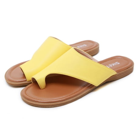 DAFENGEA Women s Open Toe Flat Shoes Sandals Summer Casual Flip Flops Platform Leather Shoes Solid Color Sandals for Female Beach Seaside Walk Footwear Travel Slipper
DAFENGEA Women s Open Toe Flat Shoes Sandals Summer Casual Flip Flops Platform Leather Shoes Solid Color Sandals for Female Beach Seaside Walk Footwear Travel Slipper