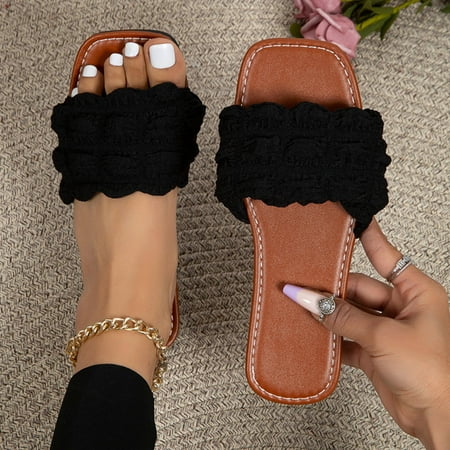 Vedolay Slippers for Women Outdoor Summer Slippers for Women Adjustable Memory Foam House Shoes Green 7.5
Vedolay Slippers for Women Outdoor Summer Slippers for Women Adjustable Memory Foam House Shoes Green 7.5
