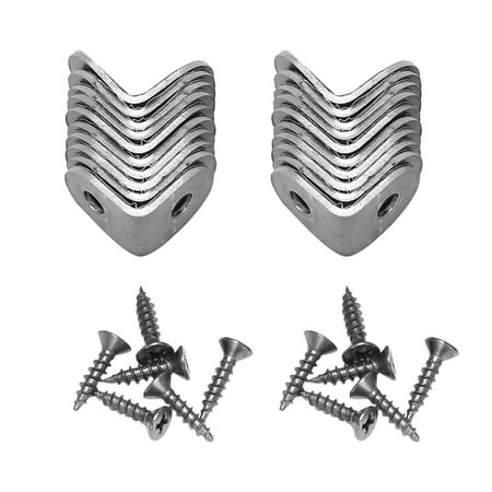 DTRALD 20 Pcs Stainless Steel L Bracket Corner Brace Joint Fastener L Shaped Corner Fastener Joints Bracket
DTRALD 20 Pcs Stainless Steel L Bracket Corner Brace Joint Fastener L Shaped Corner Fastener Joints Bracket