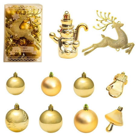 Chiccall Christmas Decorations Light Ball Gifts Package Christmas Window Decorations Painted Hanging Ball 30 Christmas Tree Pendants Party Favors Christmas Decor for Home on Clearance
Chiccall Christmas Decorations Light Ball Gifts Package Christmas Window Decorations Painted Hanging Ball 30 Christmas Tree Pendants Party Favors Christmas Decor for Home on Clearance