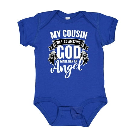 Inktastic My Cousin Was So Amazing God Made Her an Angel Gift Baby Boy or Baby Girl Bodysuit
Inktastic My Cousin Was So Amazing God Made Her an Angel Gift Baby Boy or Baby Girl Bodysuit
