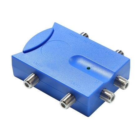 Walmeck Bi-directional TV 2 Inputs TV Signal with 4 Outputs Low Noise TV Signal Splitter Signal with Reverse for Indoor Use
Walmeck Bi-directional TV 2 Inputs TV Signal with 4 Outputs Low Noise TV Signal Splitter Signal with Reverse for Indoor Use