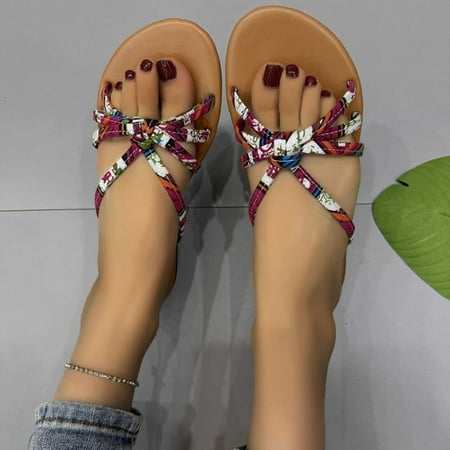 Kayannuo Women s Sandals Clearance Womens Flat Sandals Women s Summer Flat Print One-line Ankle Strap With Beach Slippers Gifts for Women
Kayannuo Women s Sandals Clearance Womens Flat Sandals Women s Summer Flat Print One-line Ankle Strap With Beach Slippers Gifts for Women