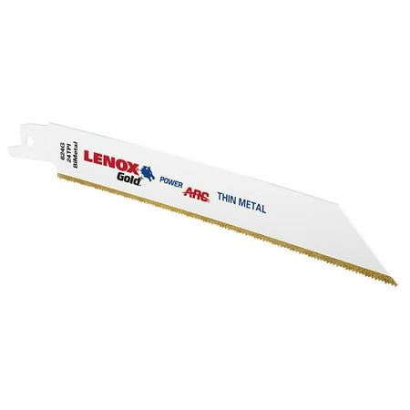 Lenox 21072624GR 6 24 TPI Reciprocating Saw Blades For Cutting Metal 5 Count