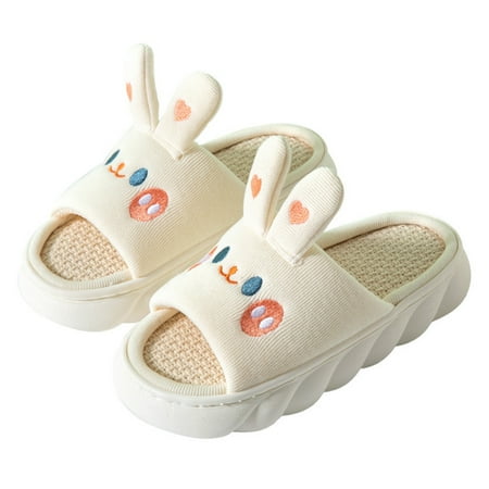 Aimiya 1 Pair Couple Slippers Cute Animal Breathable Non-slip Daily Wear Women Men Cute Bunny/Bear Home Linen Slippers Household Accessories
Aimiya 1 Pair Couple Slippers Cute Animal Breathable Non-slip Daily Wear Women Men Cute Bunny/Bear Home Linen Slippers Household Accessories