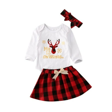 Newborn Baby Girl My 1st Christmas Clothes Tops Romper Red Plaid Tutu Skirt Outfits Headband
Newborn Baby Girl My 1st Christmas Clothes Tops Romper Red Plaid Tutu Skirt Outfits Headband