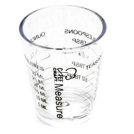 2Pc Chef Craft 1/8 cups Plastic Clear Measuring Cup (Pack of 3) 
2Pc Chef Craft 1/8 cups Plastic Clear Measuring Cup (Pack of 3)