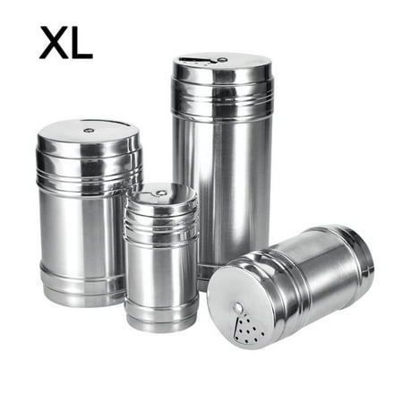 Stainless Steel Seasoning Can Rotation Leak-proof Dredge Shaker Home Kitchen Seasoning Bottle Extra Large 6x15cm
Stainless Steel Seasoning Can Rotation Leak-proof Dredge Shaker Home Kitchen Seasoning Bottle Extra Large 6x15cm