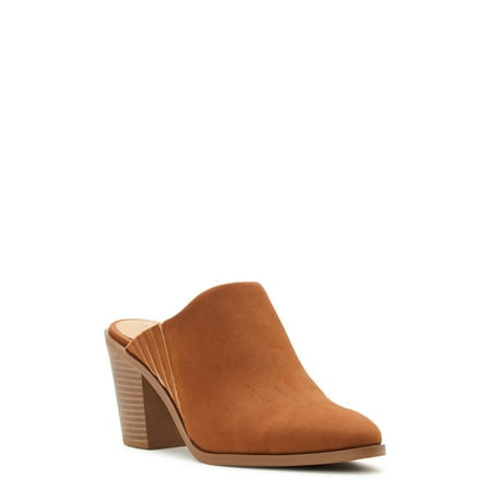Time and Tru Women’s Heeled Mule Shoes