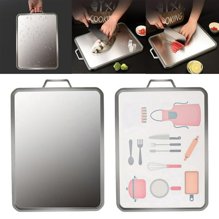 Miommo Cutting Boards for Kitchen Clearance Items Large Two 2 In 1 Pp Plastic & 304 Stainless Steel Cutting Board Multifunctional Chopping Board for Kitchen Home Essentials 
Miommo Cutting Boards for Kitchen Clearance Items Large Two 2 In 1 Pp Plastic & 304 Stainless Steel Cutting Board Multifunctional Chopping Board for Kitchen Home Essentials