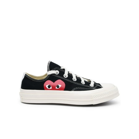 COMME DES GARÇONS PLAY X CONVERSE SNEAKER IN COTONE NERA