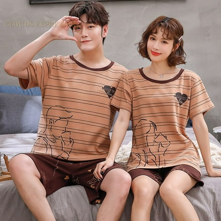 QWZNDZGR Summer 100% Cotton Pajama Sets Women Pyjamas Sleepwear loungewear Pijama Mujer Plus Size 4XL Couple Night suits Homewear Fashion
QWZNDZGR Summer 100% Cotton Pajama Sets Women Pyjamas Sleepwear loungewear Pijama Mujer Plus Size 4XL Couple Night suits Homewear Fashion