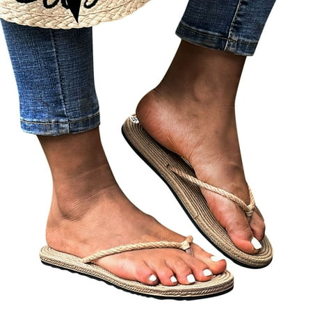 f21 Slippers For Women Girls Flat Casual Sandals Straw Linen Bottom Slippers Beach Shoes Fflip Flops Espadrille Synthetic Sandals Flip Flops Size 6 Beige
f21 Slippers For Women Girls Flat Casual Sandals Straw Linen Bottom Slippers Beach Shoes Fflip Flops Espadrille Synthetic Sandals Flip Flops Size 6 Beige