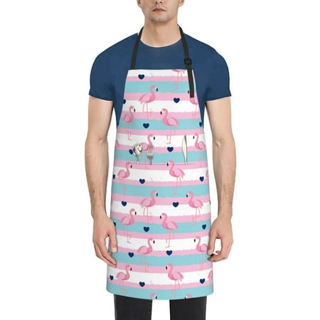 Lukts Adjustable Apron with 2 Pockets Chef Cooking Kitchen Restaurant Aprons for Women Men-Flamingo1
Lukts Adjustable Apron with 2 Pockets Chef Cooking Kitchen Restaurant Aprons for Women Men-Flamingo1