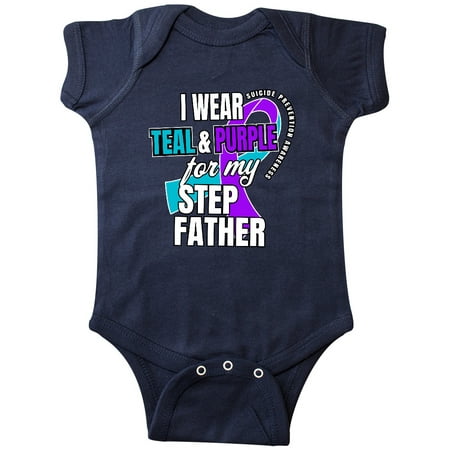Inktastic Suicide Prevention I Wear Teal and Purple for My Step Father Gift Baby Boy or Baby Girl Bodysuit
Inktastic Suicide Prevention I Wear Teal and Purple for My Step Father Gift Baby Boy or Baby Girl Bodysuit
